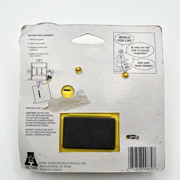 Vintage 1998 ACME Magnetic Halloween Clip Trick-or-Treat W/ Sound & Lights NOS - Picture 2 of 5